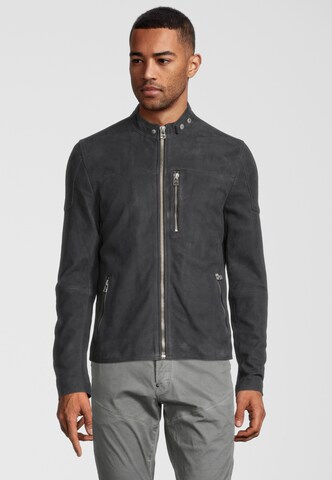 Goosecraft Between-Season Jacket in Blue: front