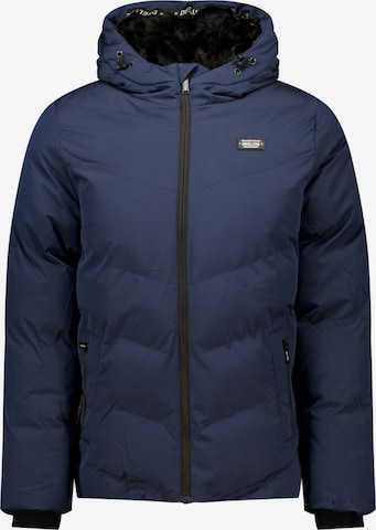 Manteau Deeluxe en bleu : devant