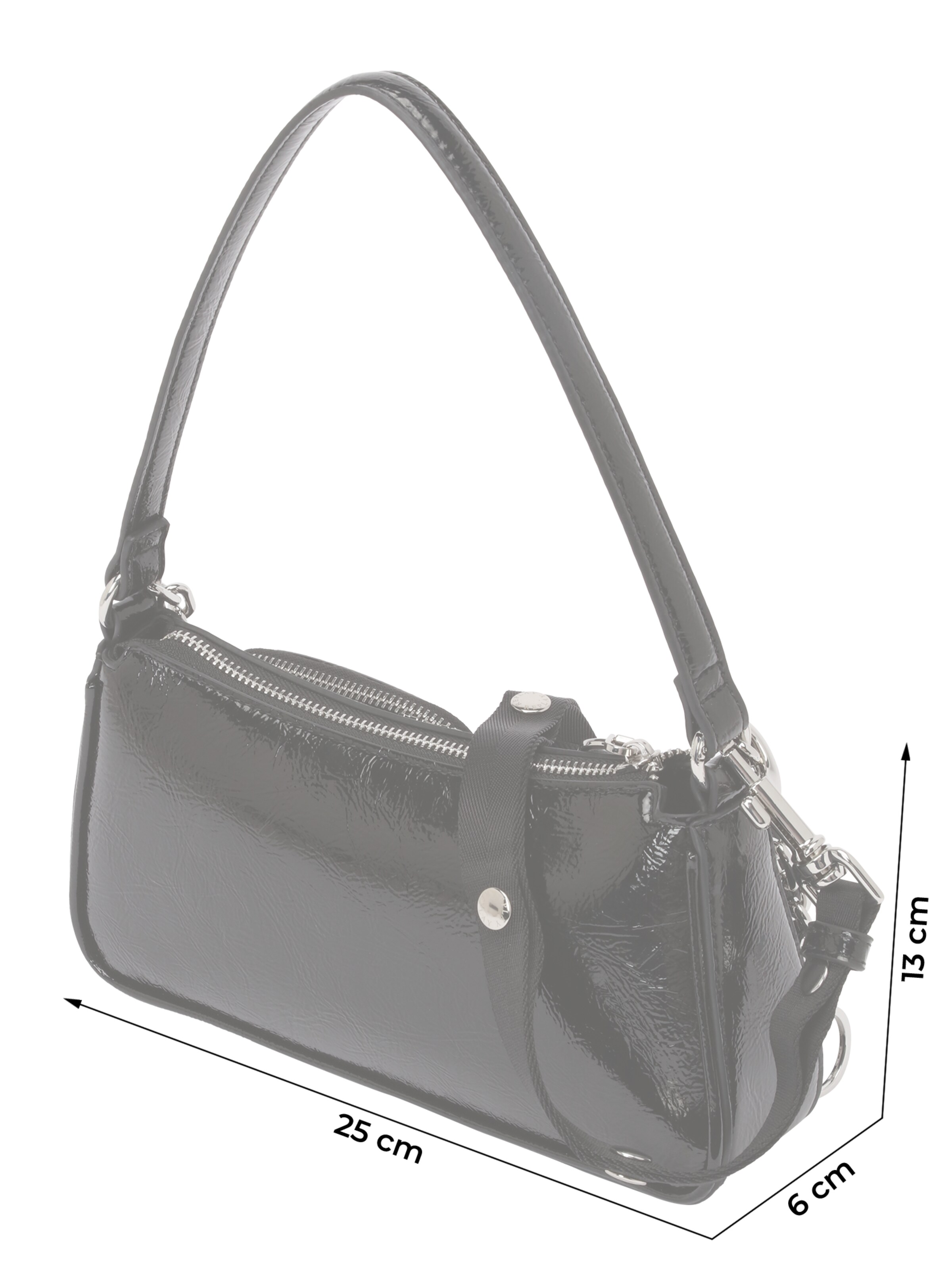 Borsa a spalla di REPLAY in nero