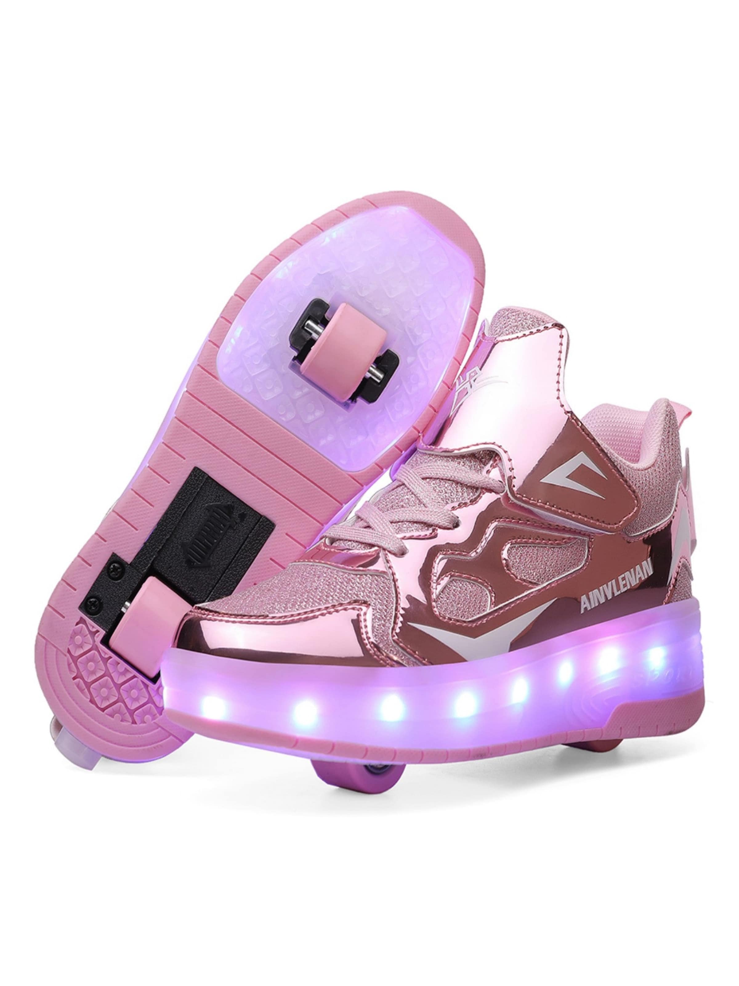 HUSKSWARE Inline and Roller Skates 'Blitz' in Pink: front