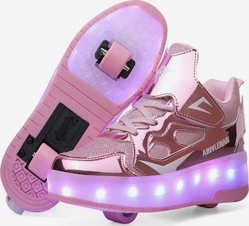 HUSKSWARE Inline and Roller Skates 'Blitz' in Pink: front