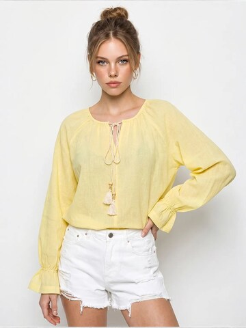 Bianco Lucci Bluse 'Blusen'‌‌‌‌‌ in Gelb