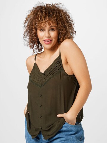 ABOUT YOU Curvy Top 'Vivian' | zelena barva: sprednja stran