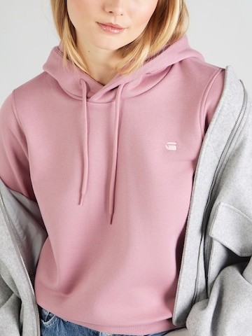 Bluză de molton de la G-STAR pe roz
