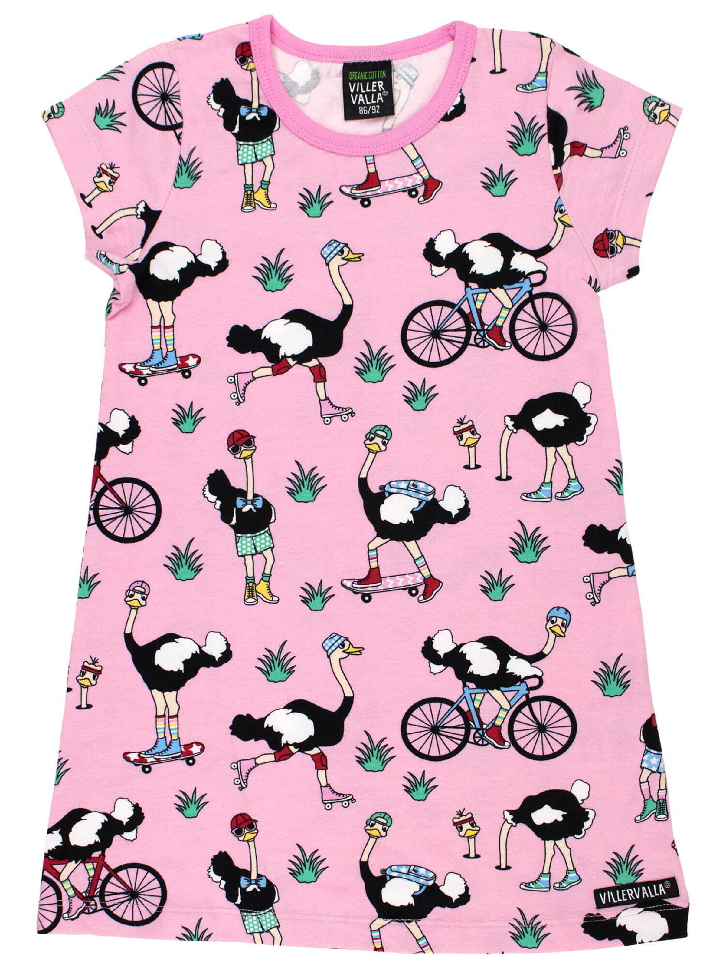 Villervalla Dress in Pink: front