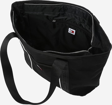 Tommy Jeans Μεγάλη τσάντα 'HERITAGE' σε μαύρο
