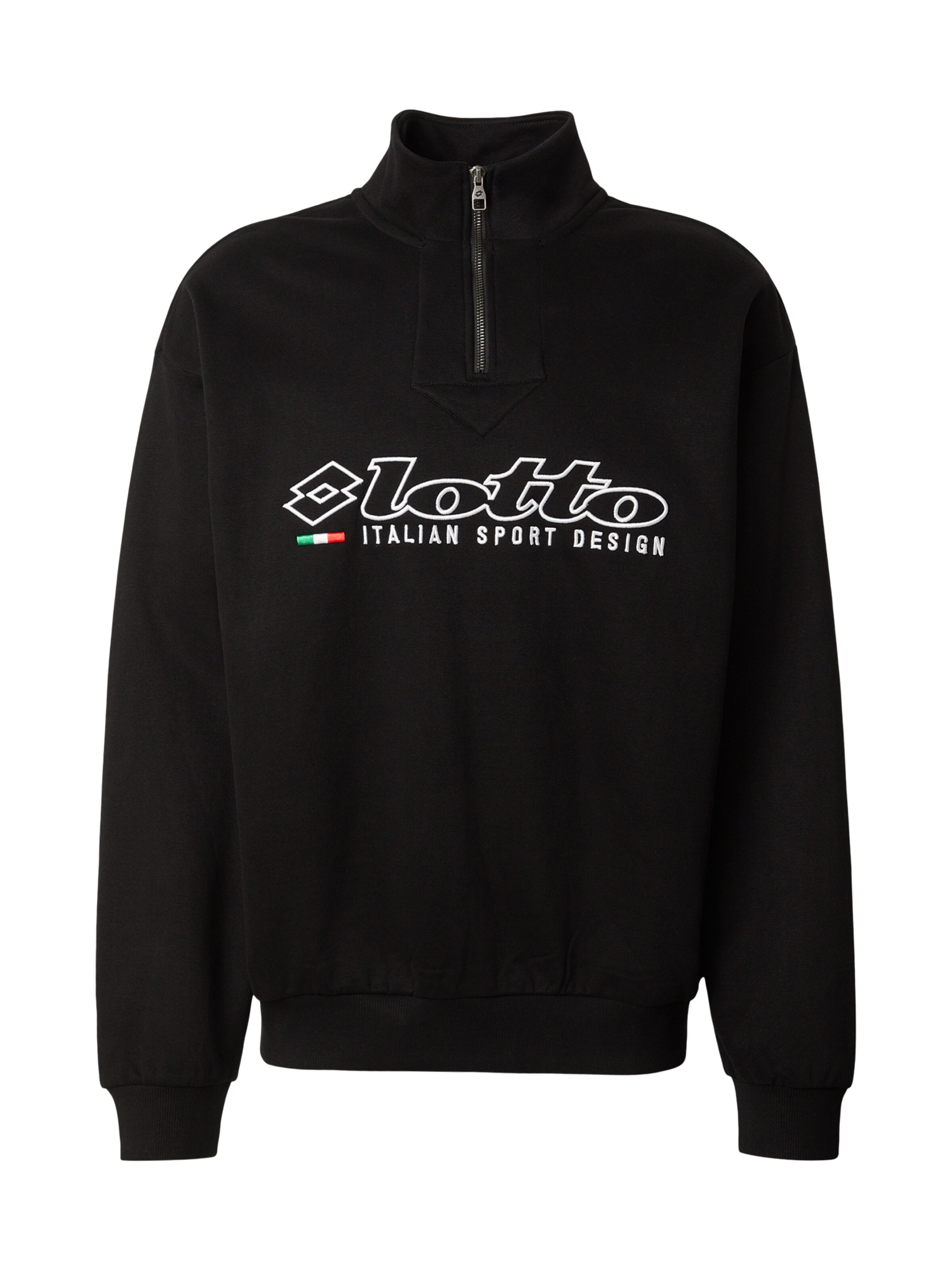 juoda LOTTO Sportinio tipo megztinis: priekis