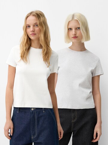 Maglietta di Bershka in grigio: frontale