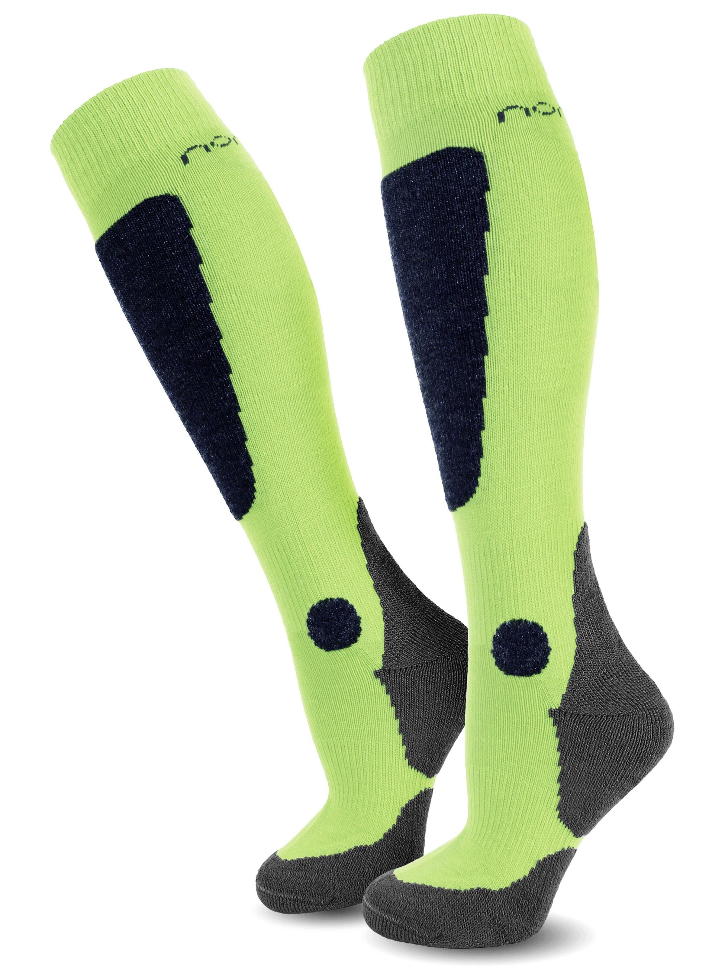 normani Sports socks in Green: front