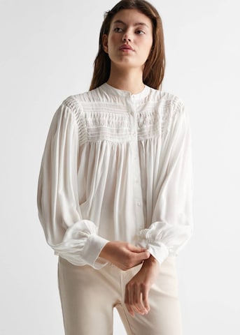 MANGO TEEN Blus 'Belen' i vit: framsida