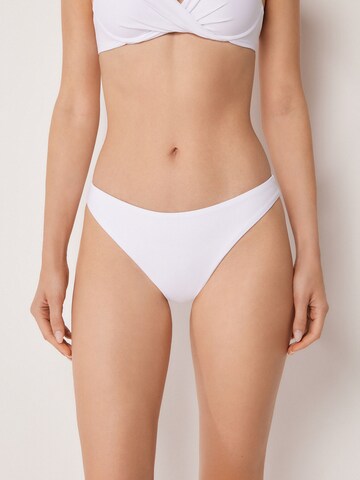 CALZEDONIA Bikini Bottoms 'Premium Fit' in White: front