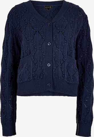Cardigan ' ' Apricot en bleu : devant