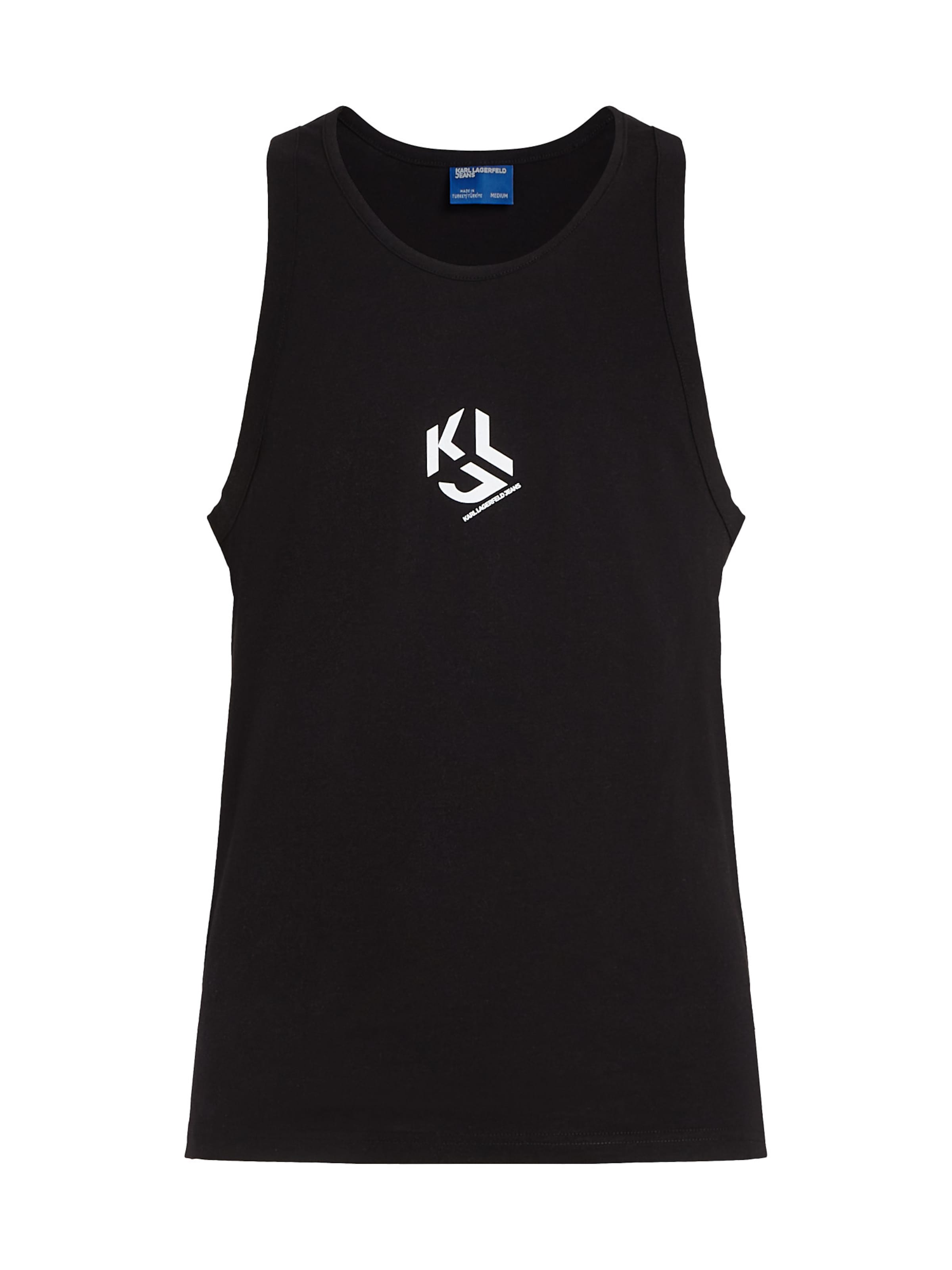 KARL LAGERFELD JEANS Футболка в Черный: спереди