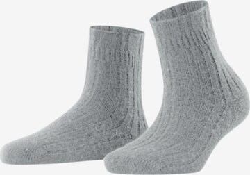 FALKE Socken 'Bedsock Rib' in Silber: Vorderseite