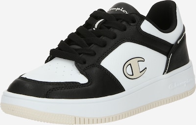 Champion Authentic Athletic Apparel Baskets basses 'REBOUND 2.0' en écru / noir / blanc, Vue avec produit