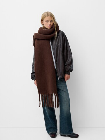 Bershka Scarf in Brown