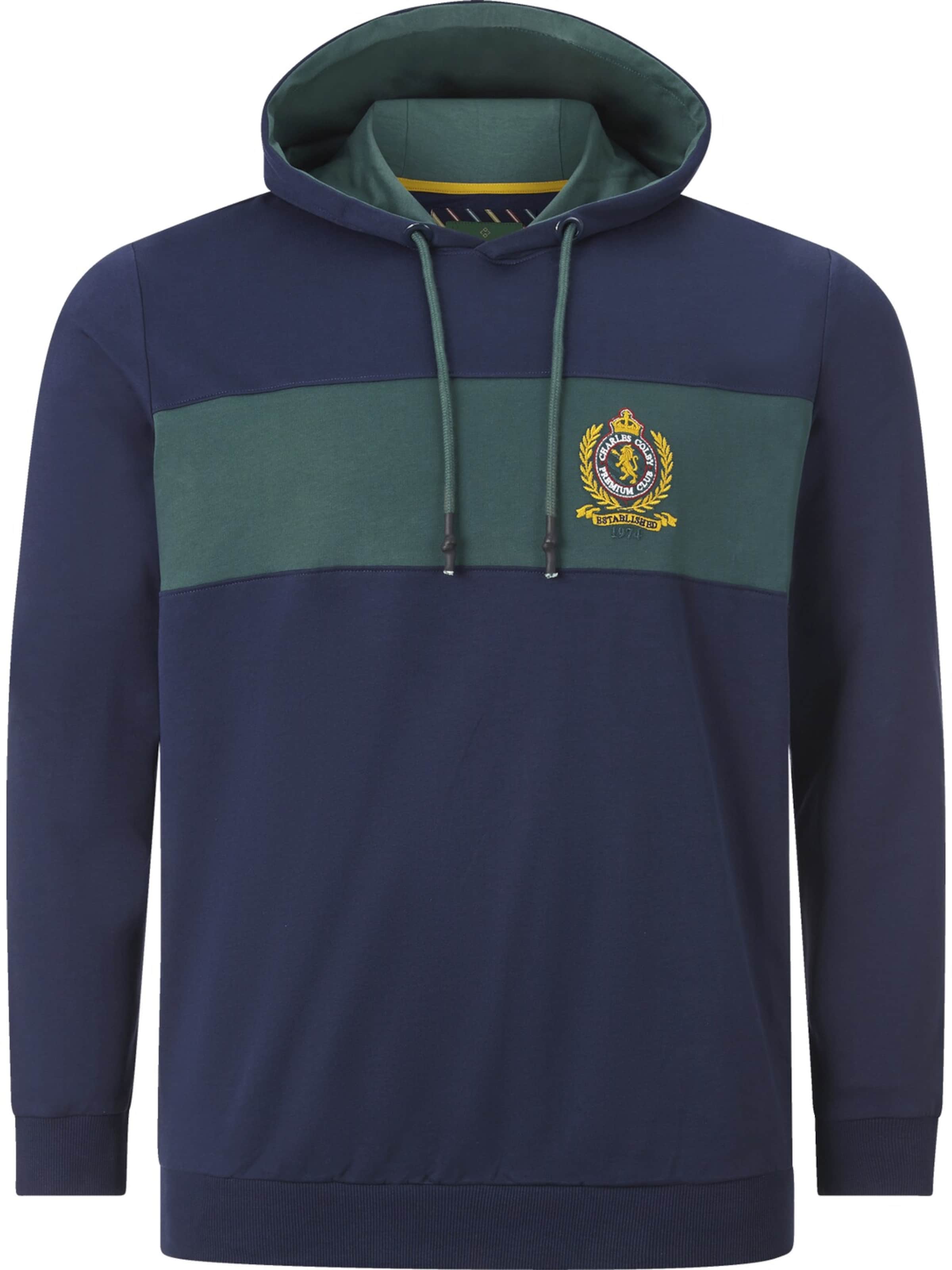 Charles Colby Sweatshirt ' Earl Taliesin ' in Blau: Vorderseite