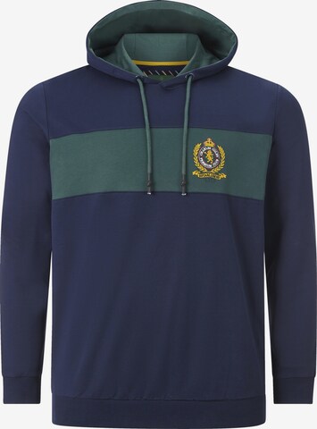 Charles Colby Sweatshirt ' Earl Taliesin ' in Blauw: voorkant