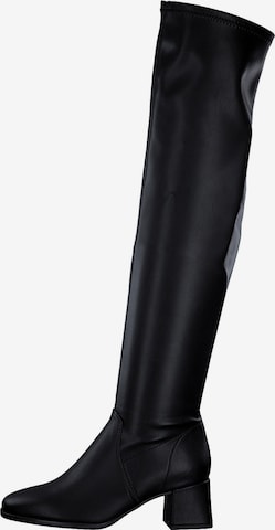 TAMARIS Over the Knee Boots in Black