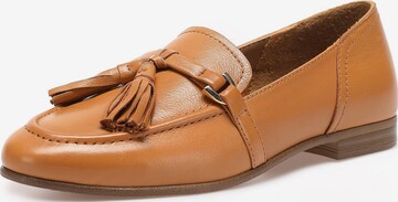 INUOVO Classic Flats in Brown: front