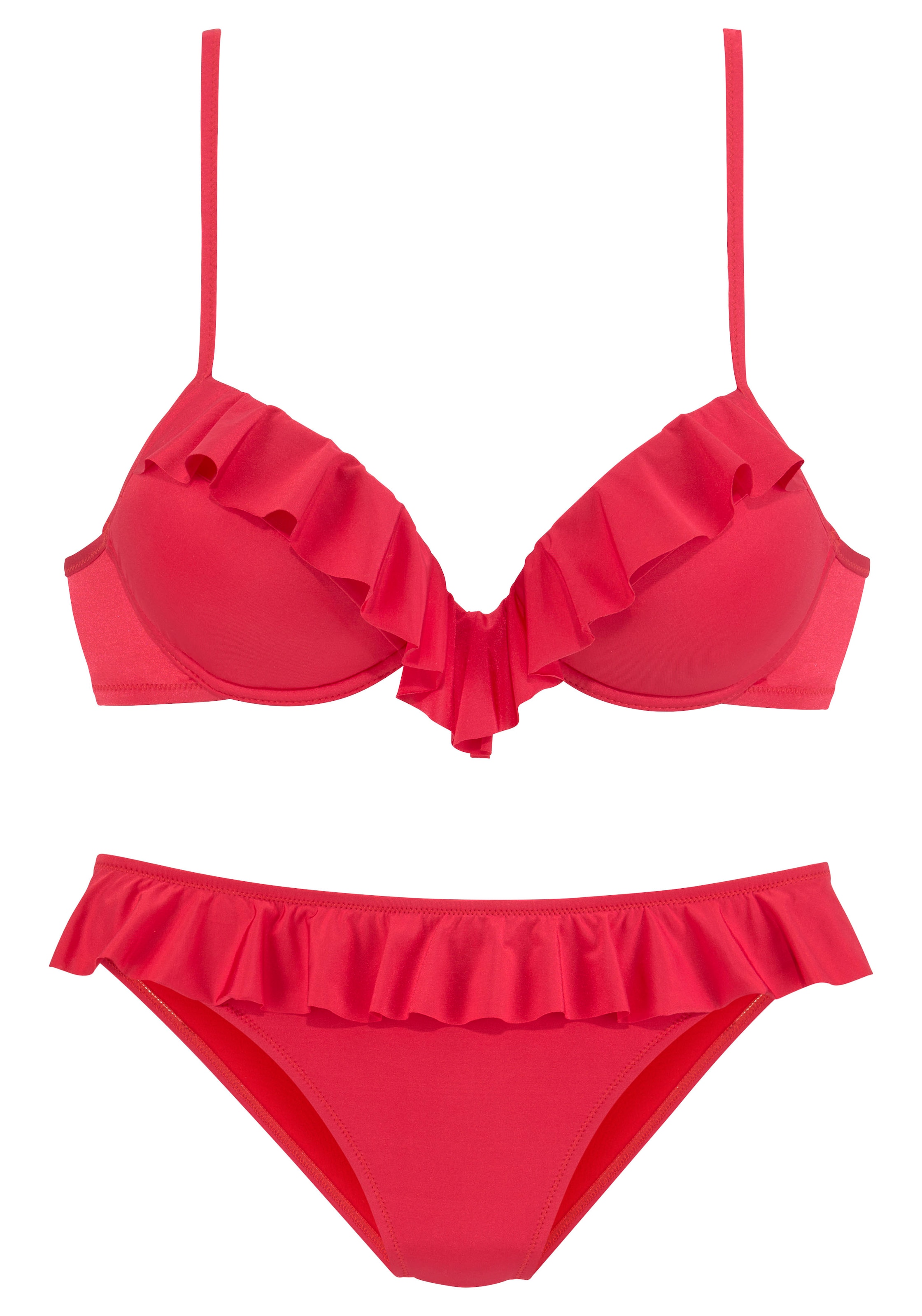 Push-up Bikini di s.Oliver in rosso: frontale