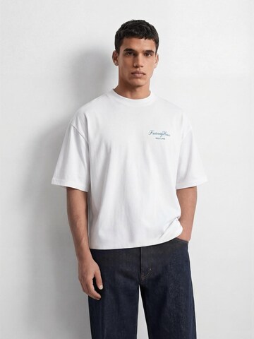 Burocs Shirt 'Oversized Eagle' in White