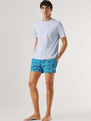 Shorts de bain ' Dotted Palms' Pepe Jeans en bleu
