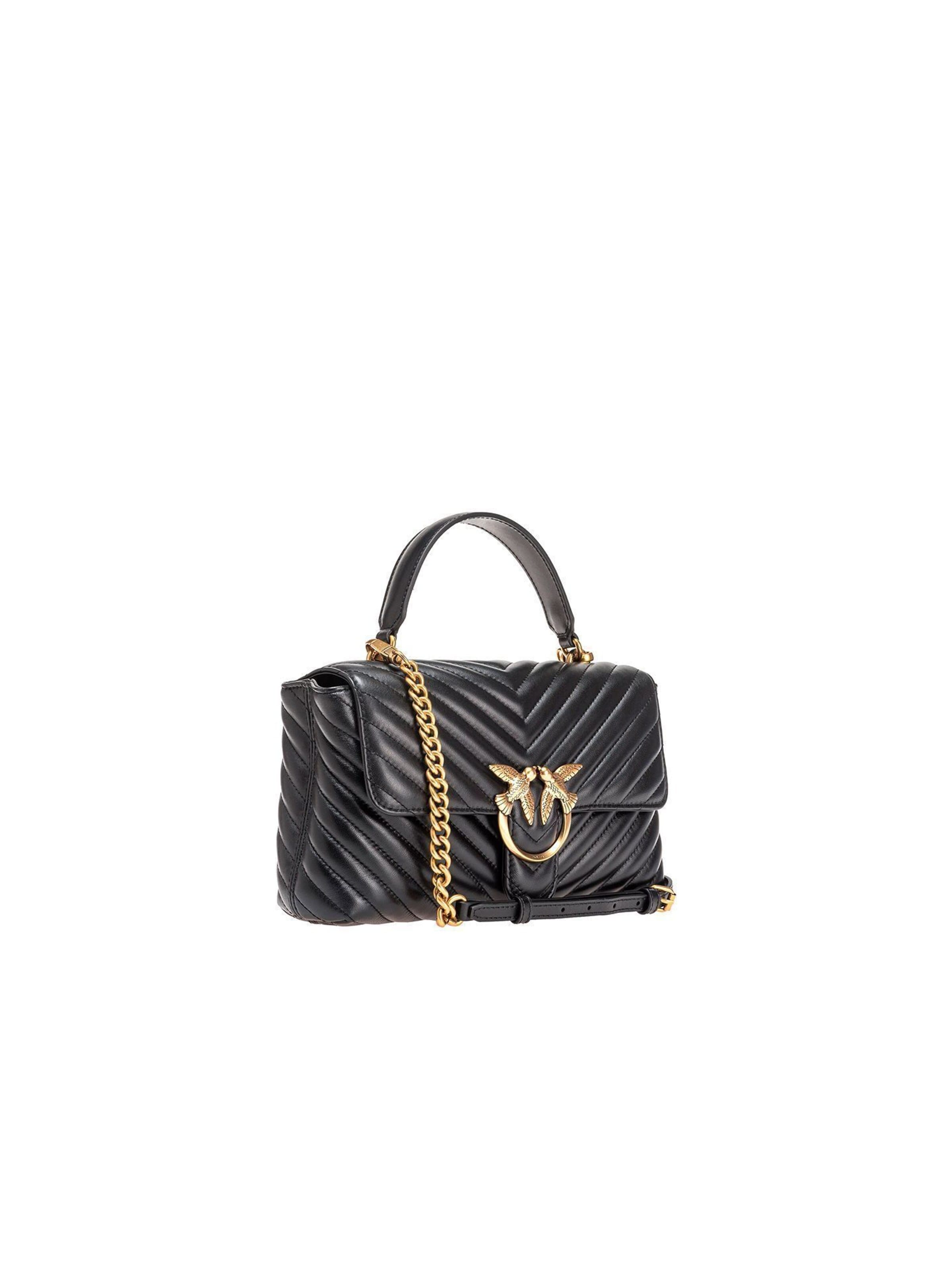 Borsa a mano 'Love Lady Puff Classic Handbag' di PINKO in nero