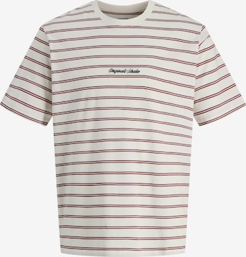 sarkans JACK & JONES T-Krekls 'JORNORREBRO': no priekšpuses