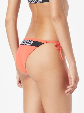 Calvin Klein Swimwear Долнище на бански тип бикини в оранжево