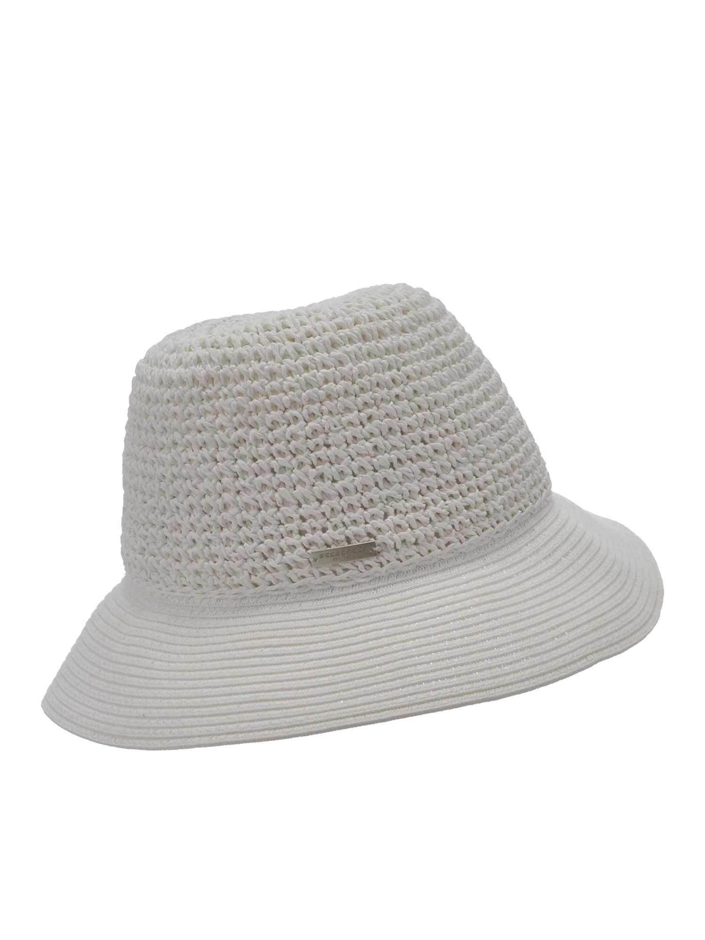 Seeberger Hat 'Hut' in White: front