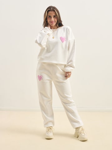 Sálea Μπλούζα φούτερ σε λευκό