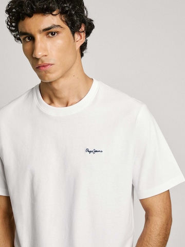 Pepe Jeans Футболка 'Contrast Connor' в Белый