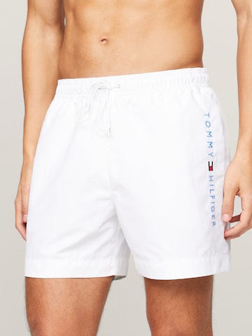 TOMMY HILFIGER Board Shorts in White: front