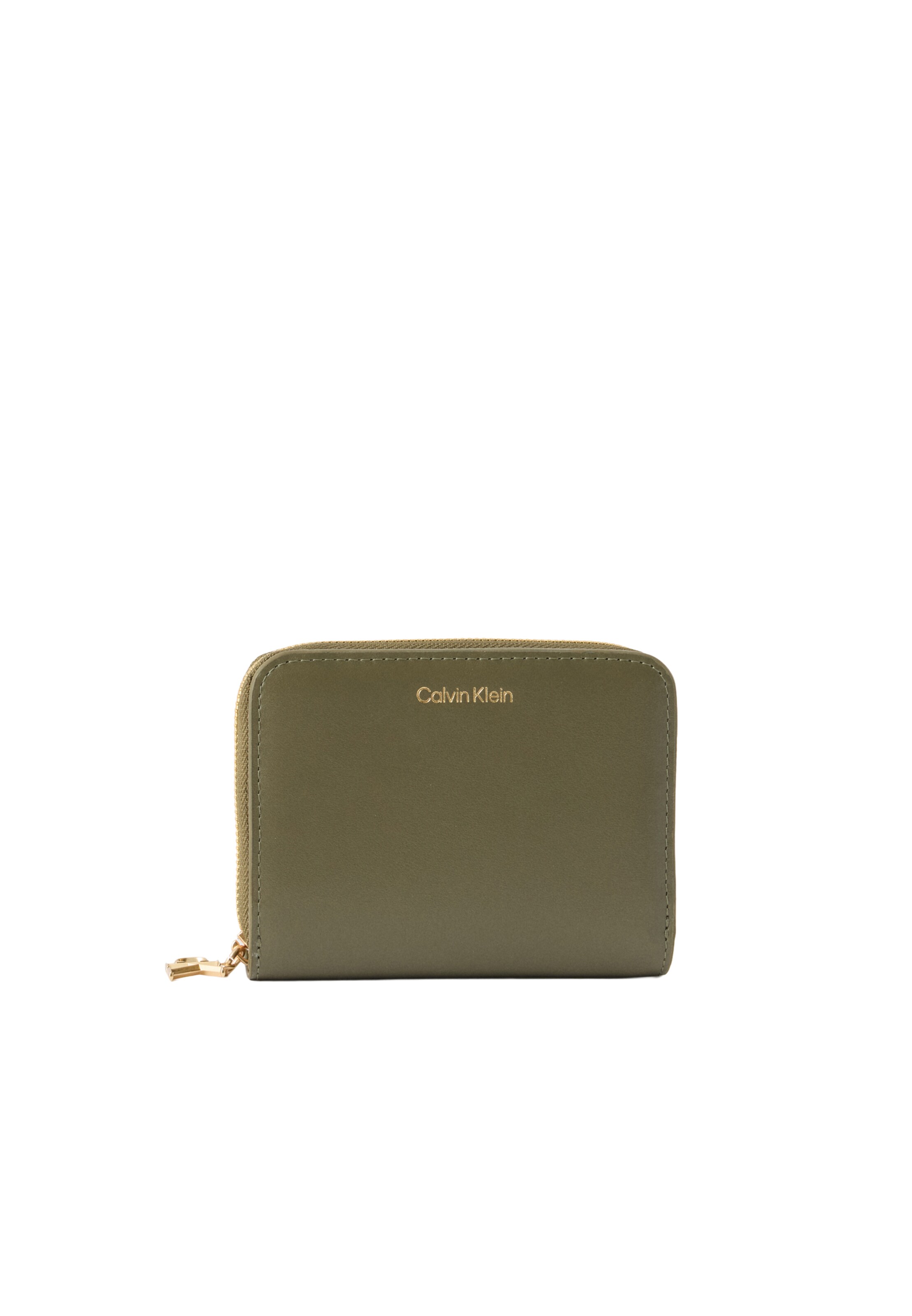 Calvin Klein Wallet in Green: front