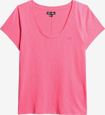 Superdry T-Shirt in Pink: Vorderseite
