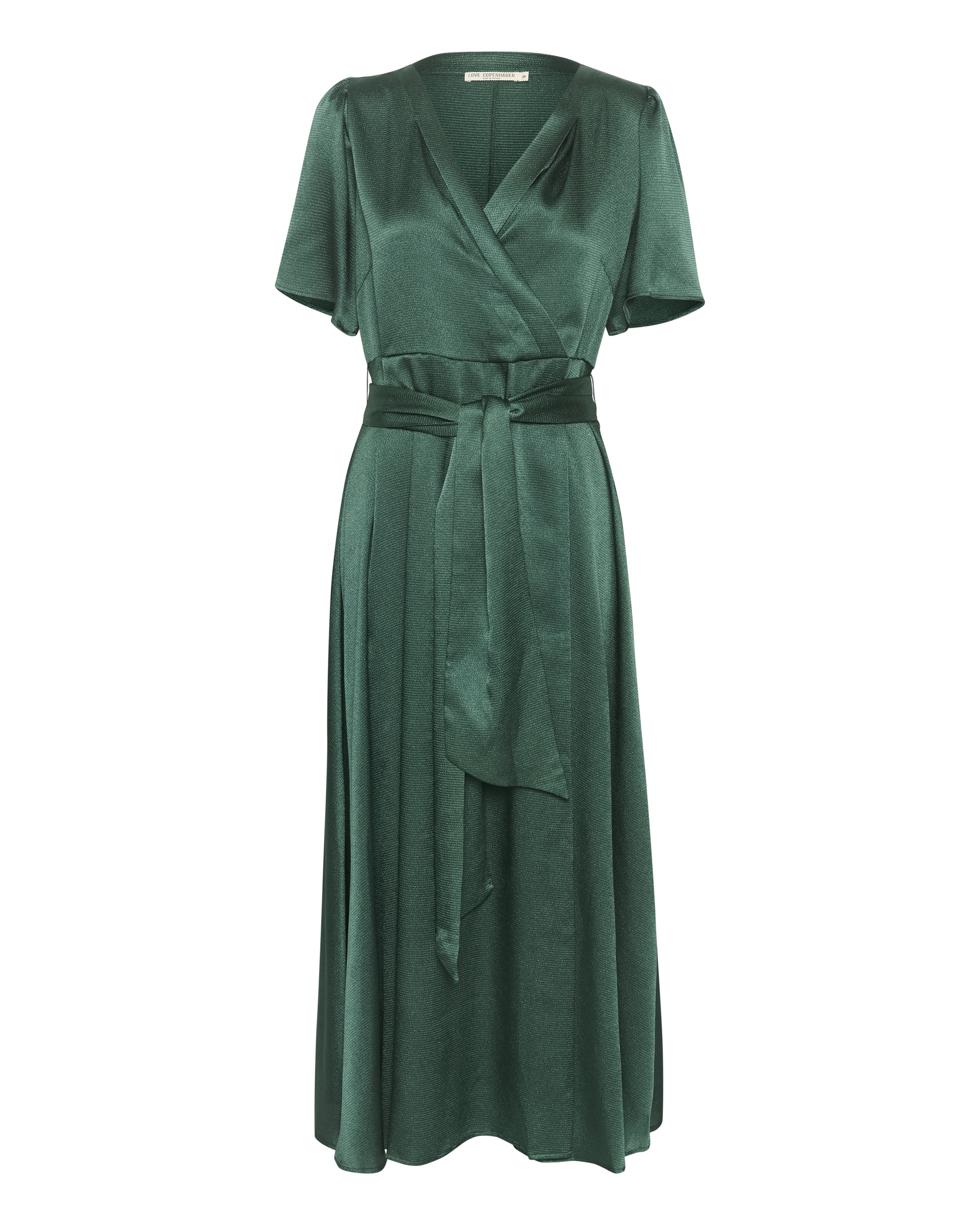 Love Copenhagen Abendkleid 'Lora' in Grün: Vorderseite