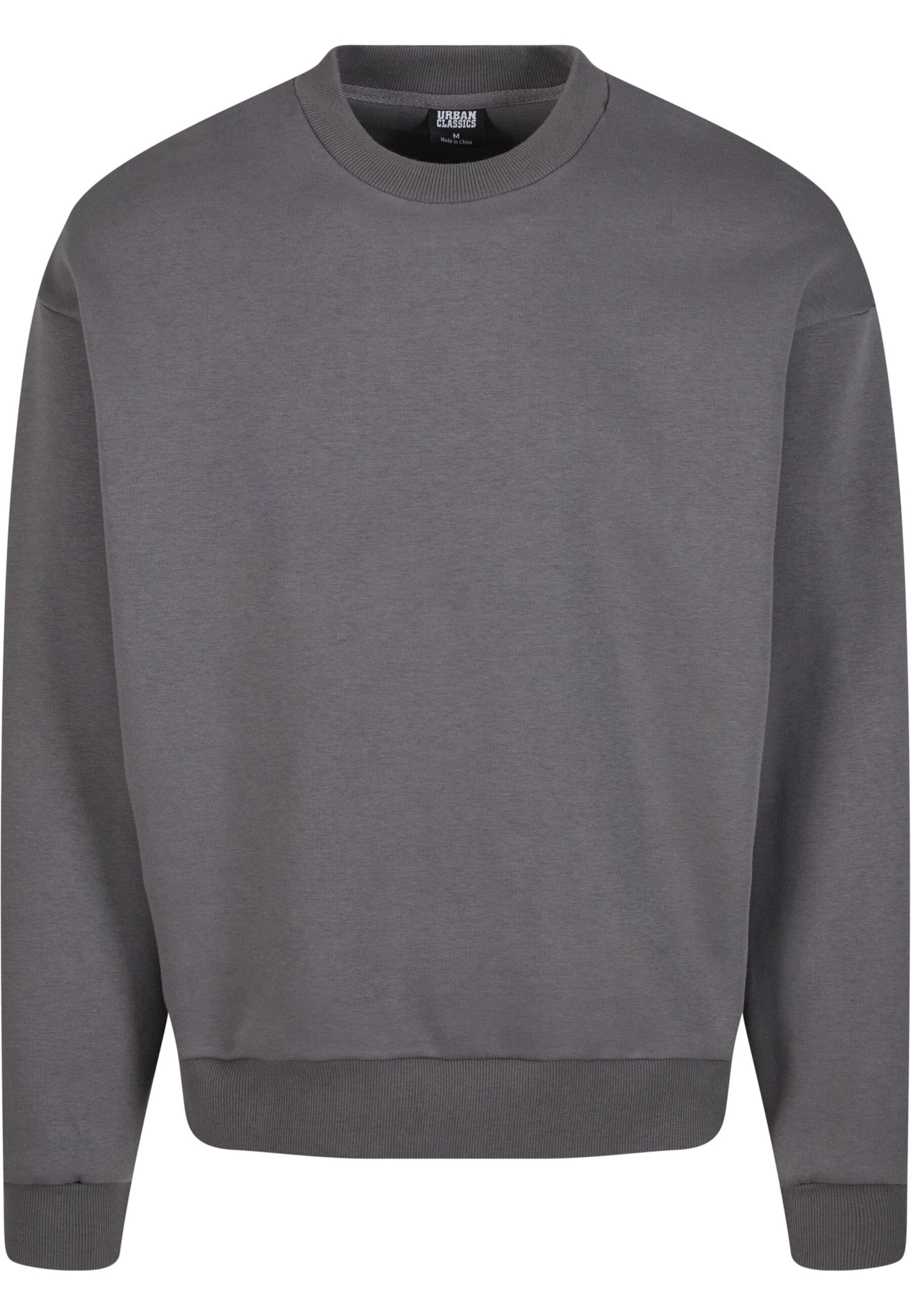 Urban Classics Sweatshirt in Grey: front