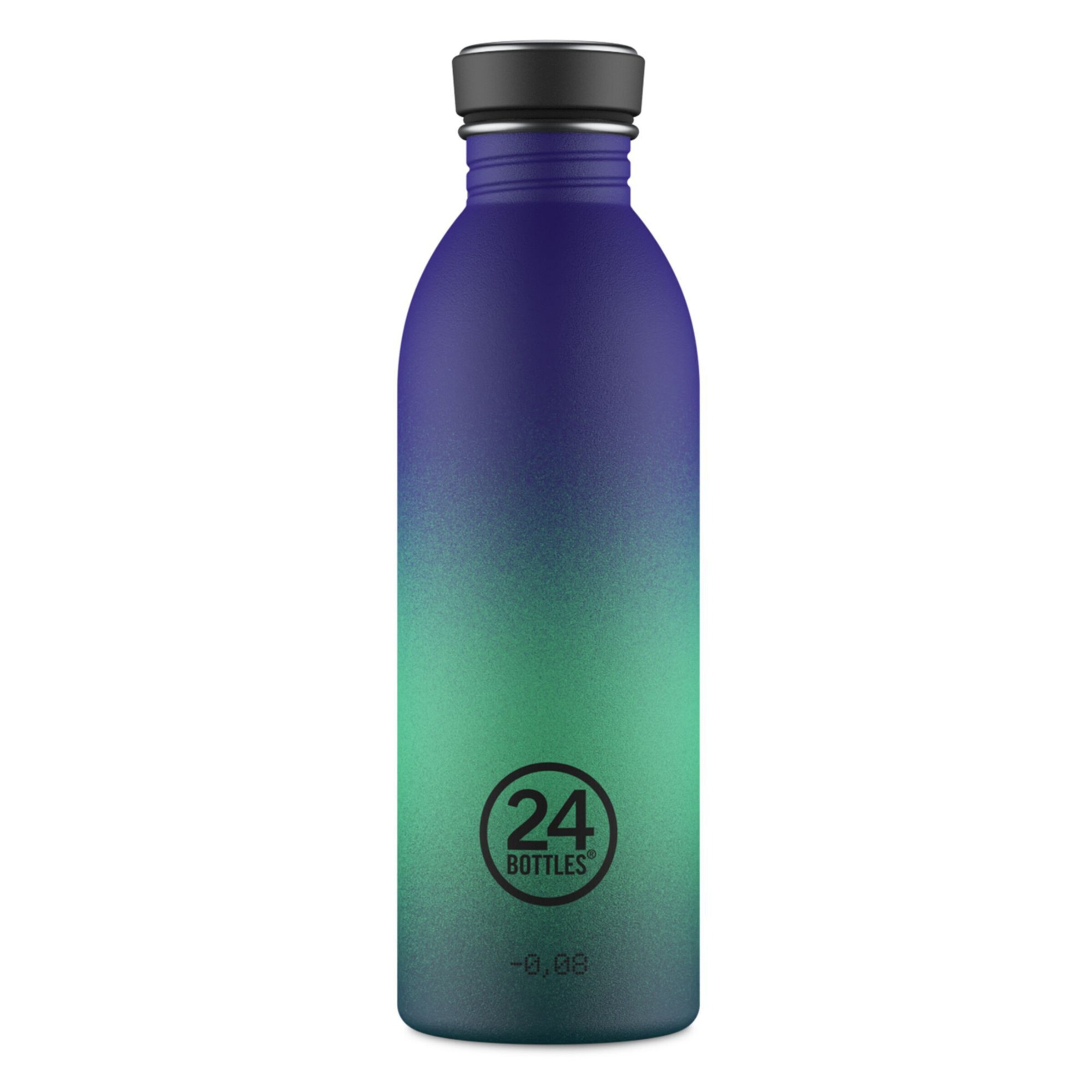 Borraccia 'Urban Horizon' di 24Bottles in verde: frontale