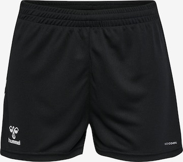 Hummel Workout Pants in Black: front