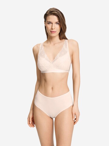 Hanro T-shirt Bra ' Azelia ' in Pink: front