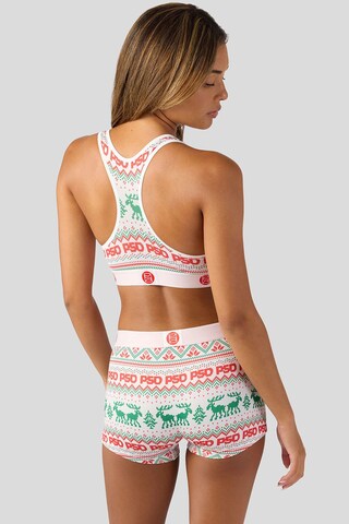 PSD Boyshorts 'Fair Isle' in White