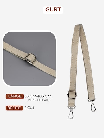Brise Schultertasche 'Afia Suede'‌‌‌‌‌‌‌ in Beige