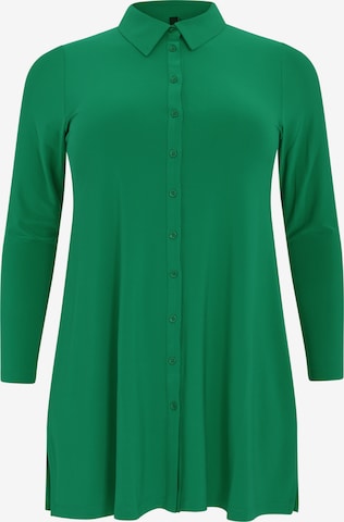 Yoek Blouse 'Dolce' in Green: front