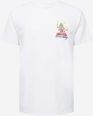 Grimey T-Shirt 'THE DAWN' in Weiß: predná strana