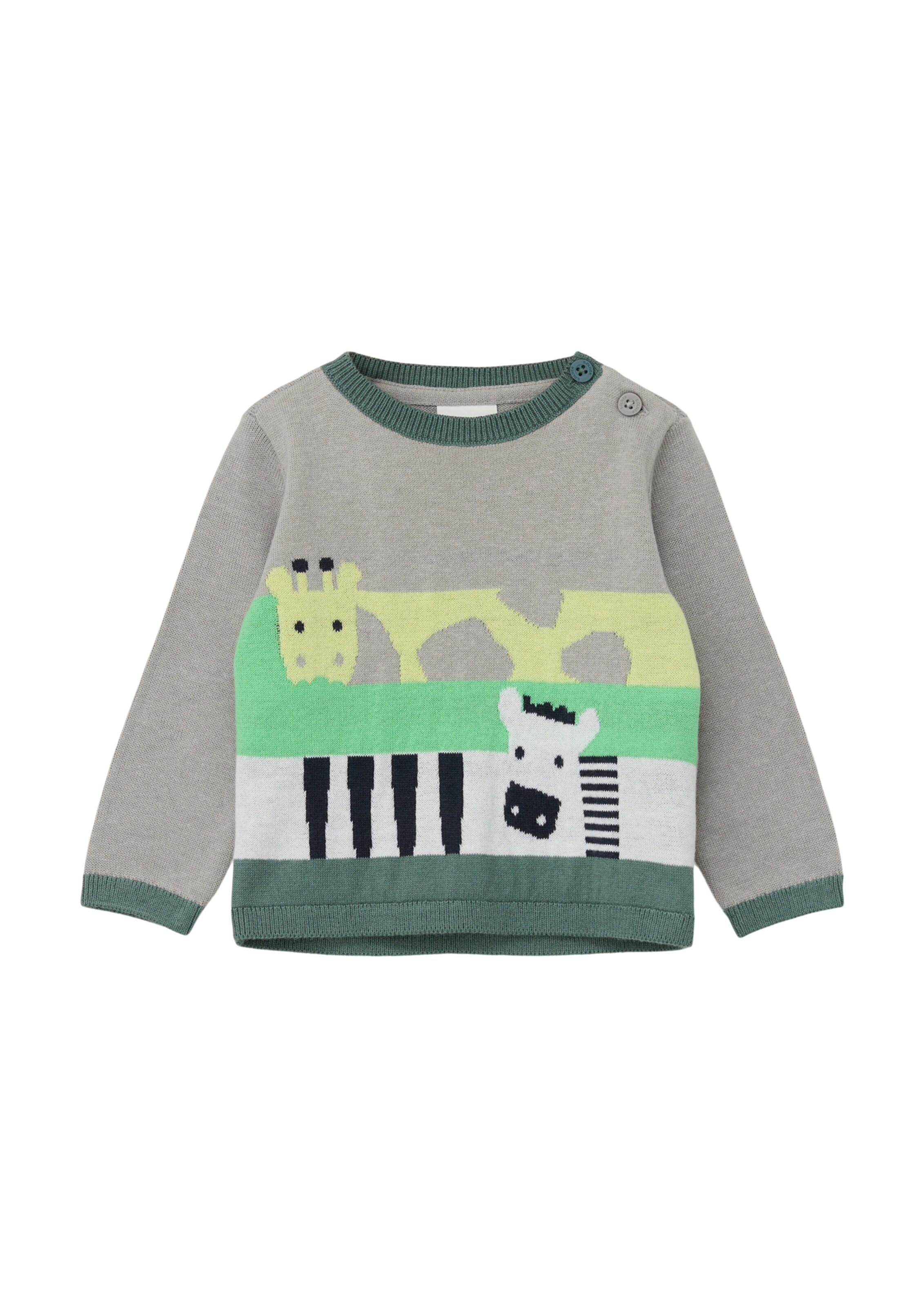 s.Oliver Pullover in Grau: Vorderseite