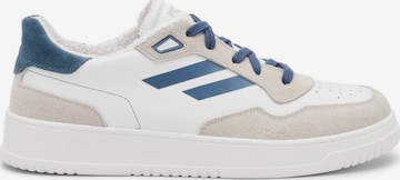 Sneaker bassa 'Bianco Brillante' di PR1MO in blu: frontale