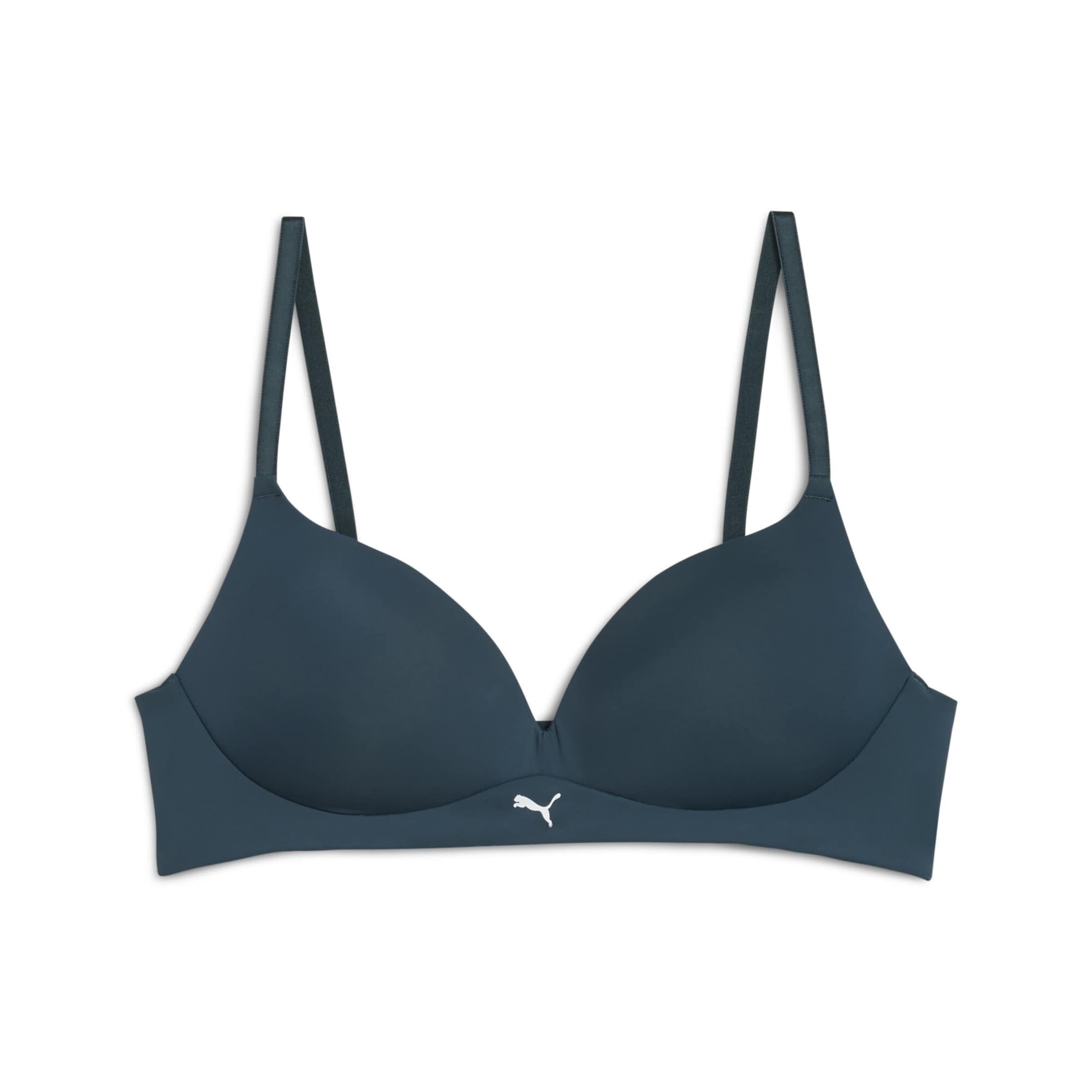 PUMA Bralette Bra in Blue: front