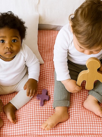 PAPATE - Manta para bebé en naranja