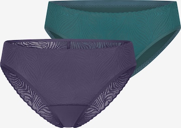 Slip ' Invisible Soft Lace ' SCHIESSER en bleu : devant